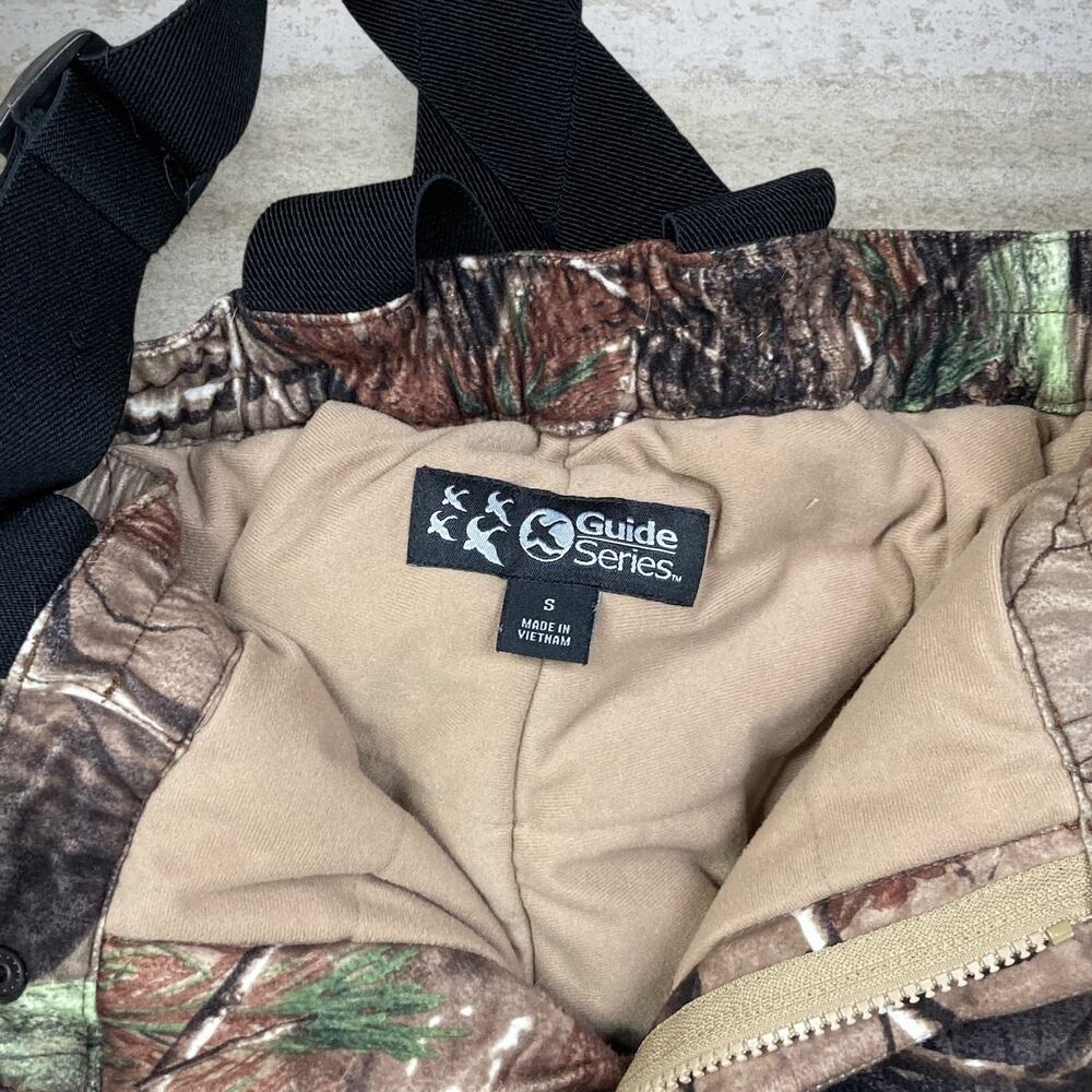 Vintage 90s Realtree Hunting Camo Overalls Youth S Baggy Wide Leg Fit Insulated - Picture 3 of 5